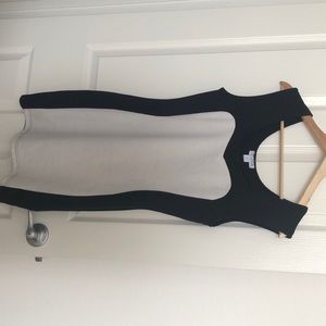 Black and white dress